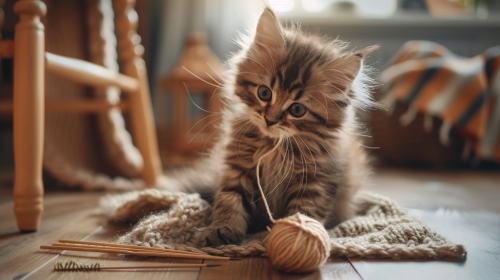miuler2500_a_cute_fluffy_kitten_playing_with_a_ball_of_yarn_joy_3a2e0d0d-ee6e-4cc3-add4-6711aded4c6e.png
