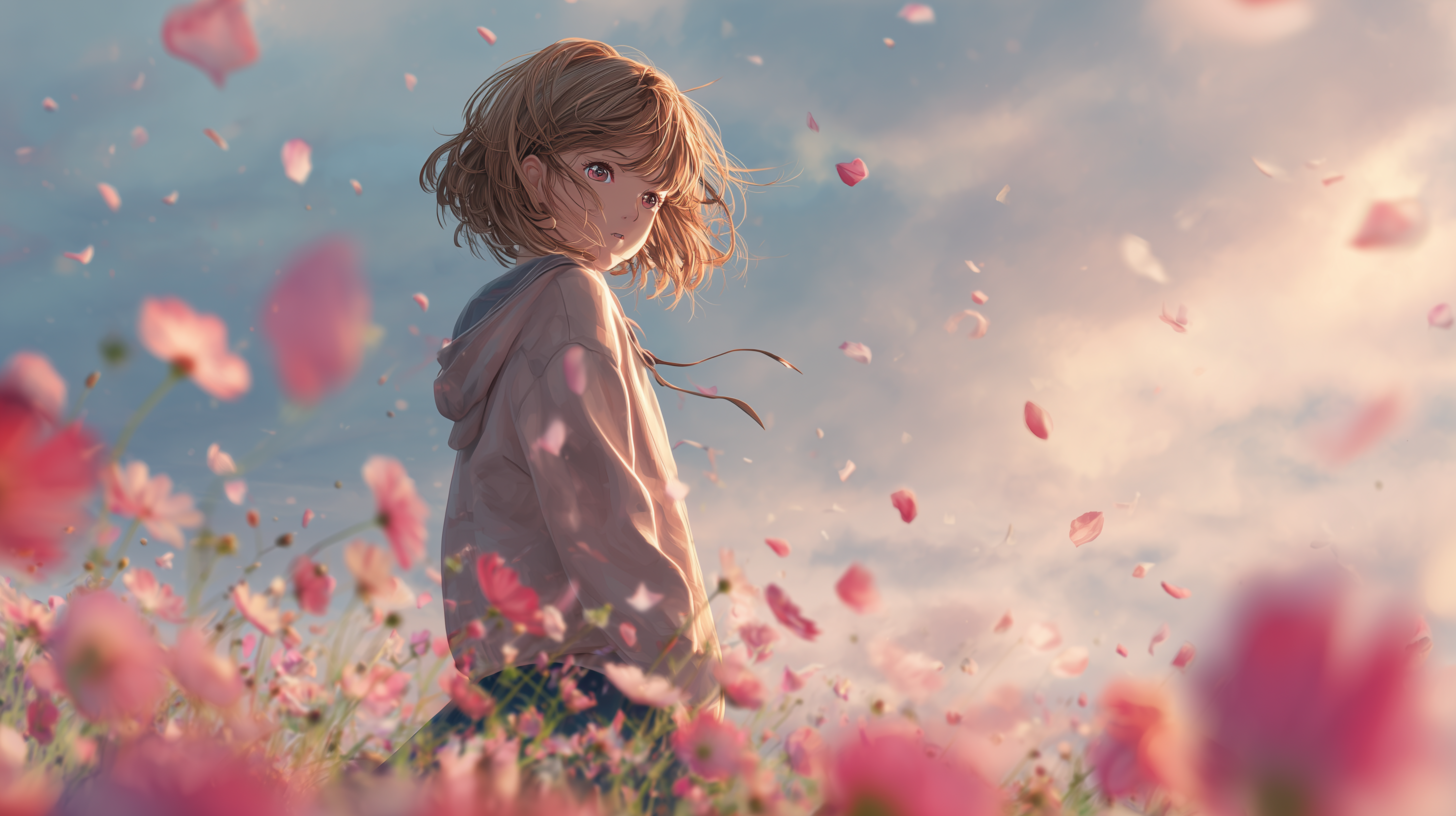 风与花的追忆诗